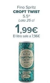 Oferta de CROFT TWIST - Fino Spritz 5,5º por 1,99€ en Carrefour