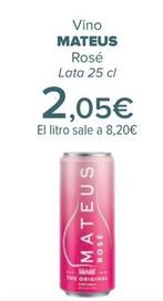 Oferta de MATEUS - Vino Rosé por 2,05€ en Carrefour