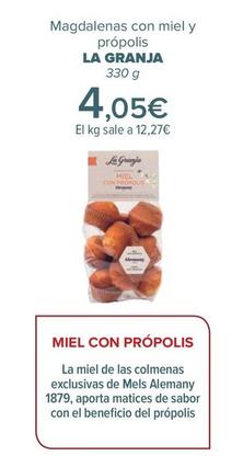 Oferta de La Granja - Magdalenas con miel y própolis  por 4,05€ en Carrefour