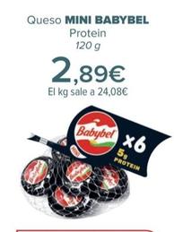 Oferta de Babybel - Queso Mini Protein por 2,89€ en Carrefour