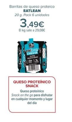 Oferta de EATLEAN - Barritas de queso proteico   por 3,49€ en Carrefour