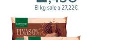 Oferta de Santiveri - Galletas de avena espelta o sarraceno bañadas en chocolate negro 0% azúcar  Finas por 2,45€ en Carrefour