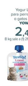 Oferta de YOWUP! - Yogur L.Casei  Para Perros 115 g (1)  O Gatos 85 g (2)   por 2,49€ en Carrefour