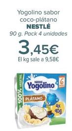 Oferta de NESTLÉ - Yogolino Sabor Coco-Plátano   por 3,45€ en Carrefour