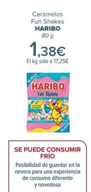 Oferta de Haribo - Caramelos Fun Shakes  por 1,38€ en Carrefour