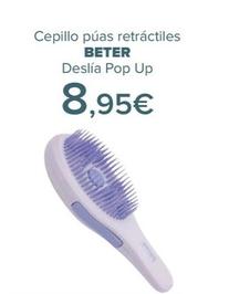 Oferta de BETER - Cepillo púas retráctiles  Deslía Pop Up por 8,95€ en Carrefour