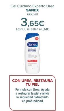 Oferta de SANEX - Gel Cuidado Experto Urea  por 3,65€ en Carrefour
