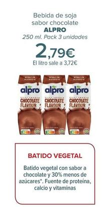 Oferta de Alpro - Bebida De Soja Sabor Chocolate  por 2,79€ en Carrefour