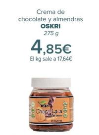 Oferta de OSKRI - Crema de  chocolate y almendras  por 4,85€ en Carrefour