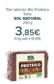 Oferta de SOL NATURAL - Pan alemán Bio Proteíco Keto  por 3,85€ en Carrefour