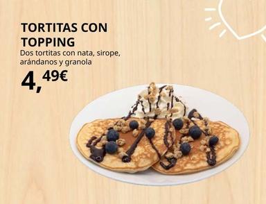 Oferta de Tortitas Con Topping por 4,49€ en IKEA