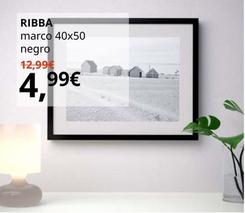 Oferta de Ribba - Marco 40x50 Negro por 4,99€ en IKEA