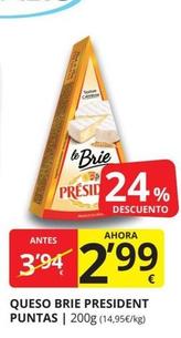 Oferta de Queso brie por 2,99€ en Supermercados MAS