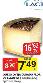 Oferta de Flor De Esgueva - Queso Oveja Curado por 7,49€ en Supermercados MAS