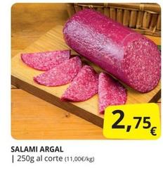 Oferta de Argal - Salami por 2,75€ en Supermercados MAS