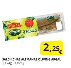Oferta de Argal - Salchichas Alemanas Oliving por 2,25€ en Supermercados MAS
