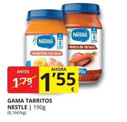 Oferta de Nestlé - Gama Tarritos por 1,55€ en Supermercados MAS