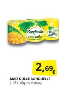 Oferta de Bonduelle - Maíz Dulce por 2,69€ en Supermercados MAS