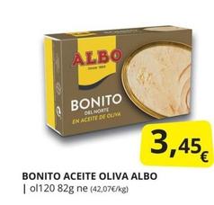 Oferta de Albo - Bonito Aceite Oliva por 3,45€ en Supermercados MAS