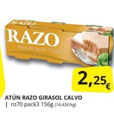 Oferta de Calvo - Atún Razo Girasol por 2,25€ en Supermercados MAS