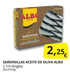 Oferta de Albo - Sardinillas Aceite De Oliva por 2,25€ en Supermercados MAS
