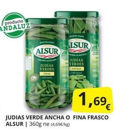 Oferta de Alsur - Judias Verde Ancha por 1,69€ en Supermercados MAS