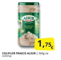 Oferta de Alsur - Coliflor Frasco por 1,75€ en Supermercados MAS