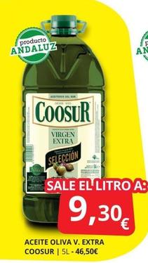 Oferta de Coosur - Aceite Oliva V. Extra por 9,3€ en Supermercados MAS