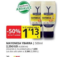 Oferta de Mayonesa por 2,25€ en Supermercados MAS