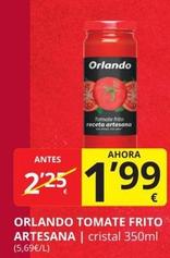 Oferta de Orlando - Tomate Frito Artesana por 1,99€ en Supermercados MAS