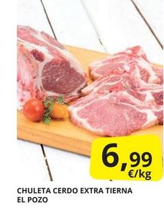 Oferta de El Pozo - Chuleta Cerdo Extra Tierna por 6,99€ en Supermercados MAS