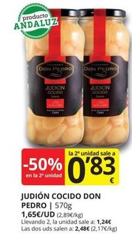 Oferta de Don Pedro - Judión Cocido  por 1,65€ en Supermercados MAS