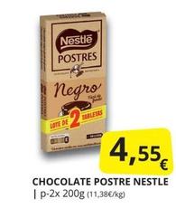 Oferta de Nestlé - Chocolate Postre por 4,55€ en Supermercados MAS