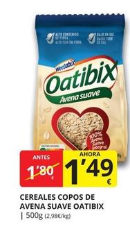 Oferta de Weetabix - Cereales Copos De Avena Suave Oatibix por 1,49€ en Supermercados MAS