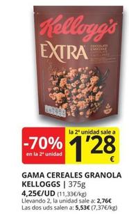 Oferta de Kellogg's - Gama Cereales Granola por 2,76€ en Supermercados MAS