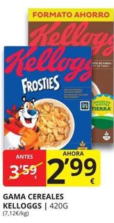 Oferta de Kellogg's - Gama Cereales  por 2,99€ en Supermercados MAS