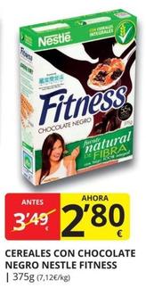 Oferta de Nestlé - Cereales Con Chocolate Negro Fitness por 2,8€ en Supermercados MAS