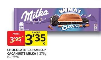 Oferta de Milka - Chocolate Caramelo/Cacahuete por 3,35€ en Supermercados MAS