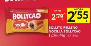 Oferta de Nocilla - Bollito Relleno Bollycao por 2,55€ en Supermercados MAS