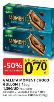 Oferta de Gullón - Galleta Moment Choco por 1,39€ en Supermercados MAS