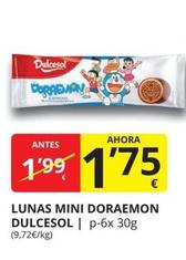 Oferta de Dulcesol - Lunas Mini Doraemon por 1,75€ en Supermercados MAS