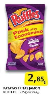 Oferta de Ruffles - Patatas Fritas Jamon por 2,85€ en Supermercados MAS