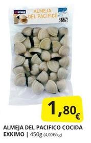 Oferta de Exkimo - Almeja Del Pacifico Cocida por 1,8€ en Supermercados MAS