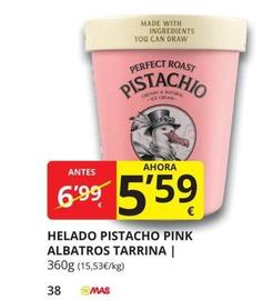 Oferta de Mas - Helado Pistacho Pink Albatros Tarrina por 5,59€ en Supermercados MAS