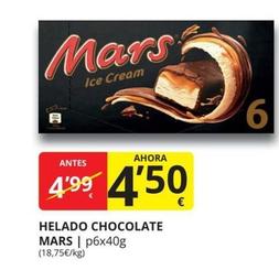 Oferta de Mars - Helado Chocolate por 4,5€ en Supermercados MAS