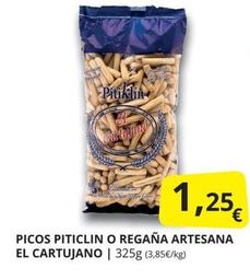 Oferta de Picos Piticlin por 1,25€ en Supermercados MAS