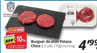 Oferta de Petaca Chico - Burguer De Atún por 4,99€ en Supermercados MAS