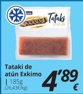 Oferta de Exkimo - Tataki De Atún por 4,89€ en Supermercados MAS