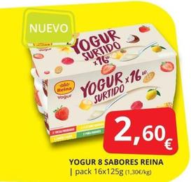 Oferta de Reina - Yogur 8 Sabores por 2,6€ en Supermercados MAS
