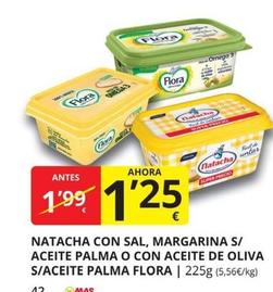 Oferta de Flora - Natacha Con Sal, Margarina S/ Aceite Palma por 1,25€ en Supermercados MAS